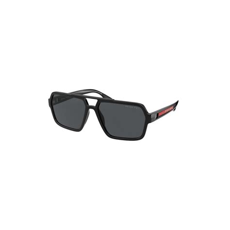 Prada Linea Rossa PS01XS PS 01XS 1AB02G Black Polarised.